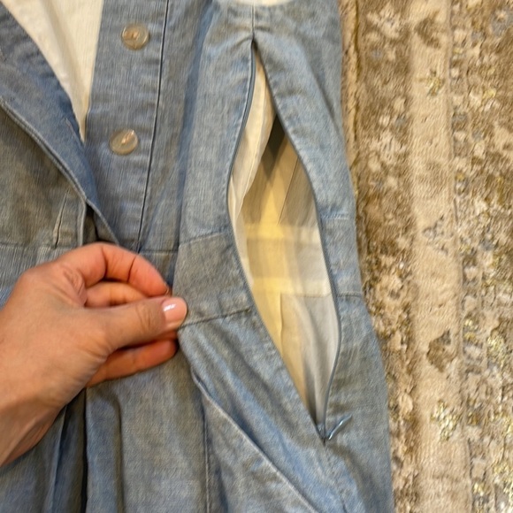 J Crew Blue Chambray Dress - Picture 11 of 12